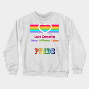 Pride Love Crewneck Sweatshirt